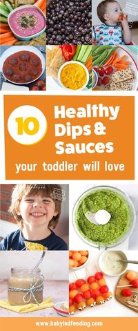 10 Easy Healthy Dip and Sauce Recipes that are Baby Led Weaning Friendly. Family friendly recipes that are great for picky eaters and accompany finger foods perfectly! #dip #sauce #veggies #pickyeaters #baby #babyledweaning via @https://www.pinterest.com/babyledfeeding via @https://www.pinterest.com/babyledfeeding