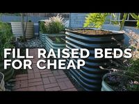 How to Fill a Raised Bed and Save 60%+ on Soil Costs - YouTube