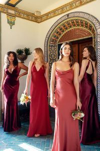 best prom dress bridesmaid style dress wedding 2023 maxi long midi dress satin cowl dress