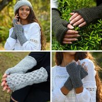 30 Free Fingerless Gloves Knitting Patterns