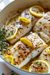 "Savour the Mediterranean Diet: Succulent Lemon and Thyme Roasted Sea Bass Recipe" #mediterraneandiet