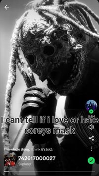 #slipknot #coreytaylor #coreysnewmask