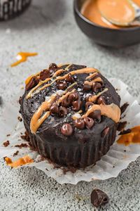 Chocolate Peanut Butter Muffins