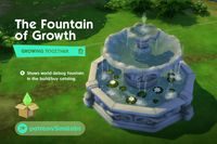 Growing Together debug fountain now visible in Build/Buy. | Patreon