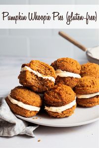 Pumpkin Whoopie Pies (Grain Free, Gluten Free)