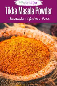 Tikka Masala Spice Mix is a fine motley of aromatic and strong spices that end up granting the quintessential flavour to any delicacy for which it is used!  #Indian #Spice #MIx #Powder #Masala #Homemade #Tikka