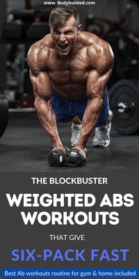 Looking for some best weighted six-pack men’s ab workouts to get perfect V cut abs to proudly flaunt your super ripped abs? No worries! Just click this pin and find all your questions answered i.e find full ab workout including weighted ab workout for lower belly & core, weighted ab workout with kettlebells, weighted ab workout for core exercises, weighted ab workout strength training, weighted ab workout gym videos, weighted ab workouts for women at home, 300 abs workout, Ab workout routine.