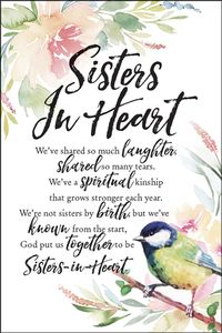 Sisters in Heart We've Shared So Much Laughter Plaque - Christianbook.com