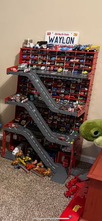 Toy Garage With 124 Compartments for Toy Cars of Different Sizes - Etsy