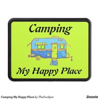 Camping My Happy Place Hitch Cover