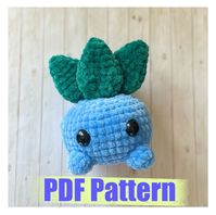 Blue Radish Monster Crochet Pattern PDF PATTERN ONLY - Etsy