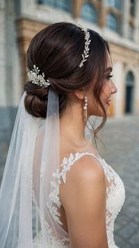 Discover a stunning collection of wedding hairstyles with veil ideas including a variety of options like Vintage Updo Tiara Crown Bun Korean Curly Simple Ponytail Bob Long and Short styles Whether you prefer a down hairstyle a vintage look an elegant updo or a glamorous tiara or crown this blog post has all the inspiration you need for your special day