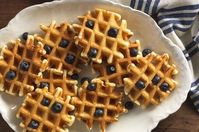 Gluten-Free Pancakes or Waffles Recipe | King Arthur Baking: Buttery, fluffy, moist pancakes, or crisp, golden waffles