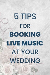 Wondering how to find the right wedding music? We've got wedding planning tips that will help you to find the right entertainment. Read our blog to get wedding ideas for your live music!