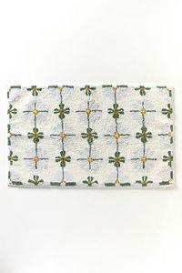 Daisy Tile Tufted Cotton Bath Mat