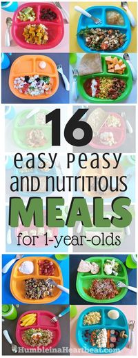 Need to get dinner on the table fast? These 16 simple meals for 1 year old and family are nutritious and kid-approved! Get the meal ideas here.