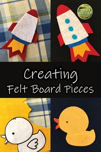 Creating Felt Board Pieces for PreK - Laura's Lily Pad