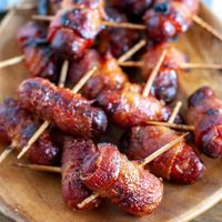 Air Fryer Bacon Wrapped Little Smokies