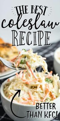 Make this creamy classic coleslaw recipe with mayo and vinegar dressing a staple at all of your BBQs, potlucks, and birthday parties. Don’t reserve this crisp coleslaw just for entertaining, though; when you have this ultimate side dish on your plate, everything just tastes better. #BBQSeason #SummerSalad #HealthyEating