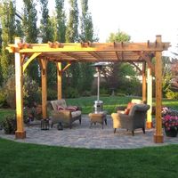 Outdoor Living Today Breeze 13 Ft. x 21.5 Ft. Solid Wood Pergola