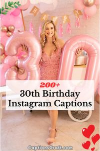 Step into the next chapter of your life with style and share the joy with our collection of inspiring Instagram captions! Whether you're embracing the wisdom of your thirties or celebrating the adventures ahead, these quotes will perfectly complement your birthday photos. Share your happiness and excitement with friends and followers as you mark this milestone birthday. Let's make your thirtieth birthday unforgettable! #30thBirthday #BirthdayCaptions #BirthdayVibes #TurningThirty #CelebrateLife