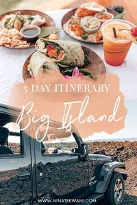 Looking for a perfect 5 day Big Island itinerary? With so much to do in Hawaii's largest island, deciding what to put in your itinerary can be tricky, so in here, we share ours!