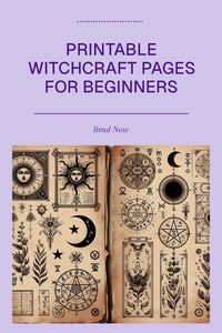 Unlock your creative potential with our collection of printable pages for your Book of Shadows. From potion recipes to spell layouts, these resources are perfect for beginners wanting to explore witchcraft and make their journey unique. Each page encourages personal expression and thoughtful reflection on your craft