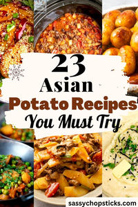 Although Asian potato recipes may not be as popular as rice or noodles, their adaptability has led to a wide range of Asian dishes.