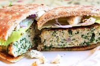 Spinach Feta Turkey Burgers