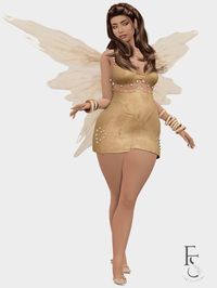 Sims 4 CC Butterfly Halloween Lookbook with all cc linked!