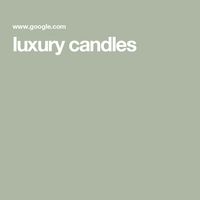 luxury candles