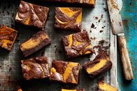 Pumpkin-Chocolate Brownies