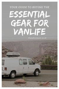 Everything you need to live the van life. If you're considering living in a van, campervan or an RV full time make sure you add this essential vanlife gear to your shopping list. From solar panels to music and everything in between!