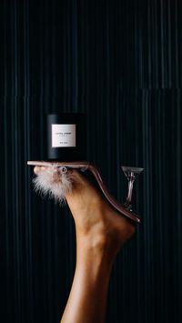 Hotel Lobby Candle branding + package design by MKW Creative Co.