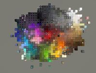 🌈 Une palette de couleurs pour tous les blocs dans Minecraft, comprenant des chaudrons teints pour combler les lacunes. Un arc-en-ciel de possibilités pour vos constructions ! Source ➡️