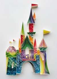 Quilled Paper Art: "The Place Where Wishes Come True"