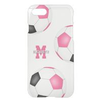 NEW! 3 pink black white soccer balls girls sports iPhone SE/8/7 case from katz d zynes! | 3 pink black white soccer balls girls sports iPhone SE/8/7 case $44.60 by katz_d_zynes #katz_d_zynes November 17 2020 at 12:04PM ad #New #katzdzynes #Custom #GiftIdeas #SmallBusiness #IndependentArtist