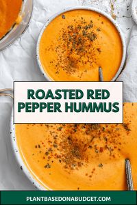 Roasted Red Pepper Hummus