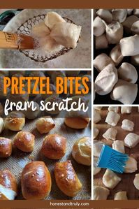 These pretzel bites are so fun to make, and they taste absolutely amazing - just like Auntie Anne's. Perfect snack or appetizer or make them dinner!