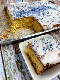 School Dinner Cake Traybake