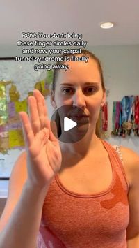 Stephanie Ridgway on Instagram: "The carpal tunnel is a narrow passageway between the carpal bones in the wrist and the transverse carpal ligament on the palmar side of the wrist. The median nerve and the finger and thumb flexor tendons run through the tunnel into the hand.

If any extra pressure is placed on the median nerve (usually from inflammation), numbness, tingling, and pain can occur in the thumb, pointer finger, and middle fingers.

Carpal tunnel syndrome is usually caused by repetitive activities. It can also be caused by keeping the hand and wrist in a position that pinches the nerve for a long period of time (making a tight fist, keeping wrist flexed).

Treatment involves improving hand and finger strength, improving grip strength, and improving forearm and wrist strength and 