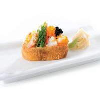 Tiger Prawn with Yuzu Mayo Inari