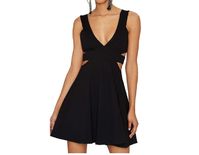 Sugar Cut Out Black Dress