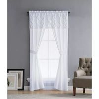 Kate Aurora Complete 5 Pc. Ruffled Window In A Bag Curtain Set : Target