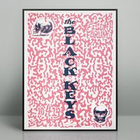 The Black Keys concert poster - Milwaukee, Wisconsin - Rock on Paper