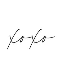 Xoxo - #LetteringLove #FreeLetteringFonts #HandwrittenFonts #CalligraphyFonts