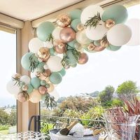 DIY Sage Green, White, Blush, Rose Gold Balloon Garland Arch Kit, Sage Wedding Decor, Eucalyptus Baby Shower, Bridal Shower, Boho Birthday - Etsy