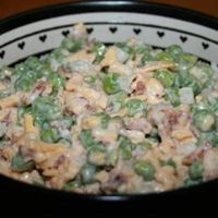 Bacon Ranch Pea Salad