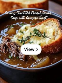 Lemon8 · Savory Short Rib French Onion Soup with Gruyère  · @Nykilla✨