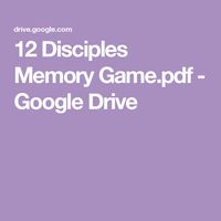 12 Disciples Memory Game.pdf - Google Drive